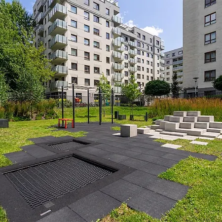 Apartman Rondo Daszynskiego N1 - Parking, 8th Floor, View, Subway - By Rentujemy Varsó